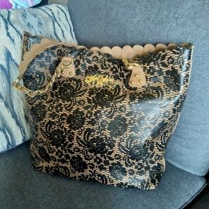 Betsey Johnson Bag - Fucia Lining!
